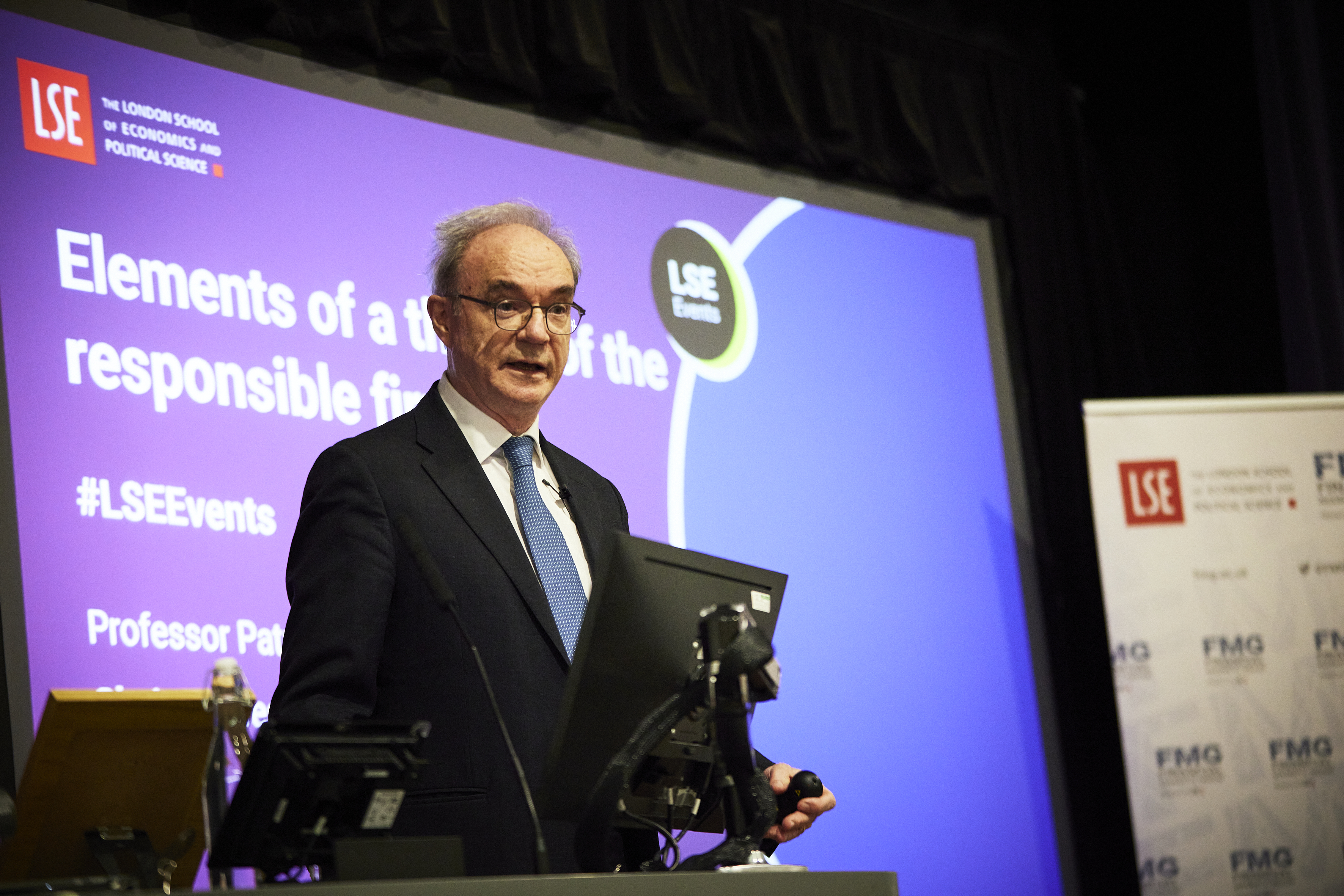 Patrick Bolton at 2nd Sir Oliver Hart Lecture - 21 Nov 2024