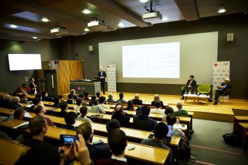 Money Capital full view lecture theatre